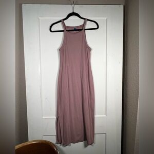 Old Navy Dusty Pink Midi Dress